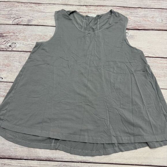 Bryn Walker Huxley Tank Grey Organic Bamboo Size XL Oversized Sleeveless - Picture 2 of 9